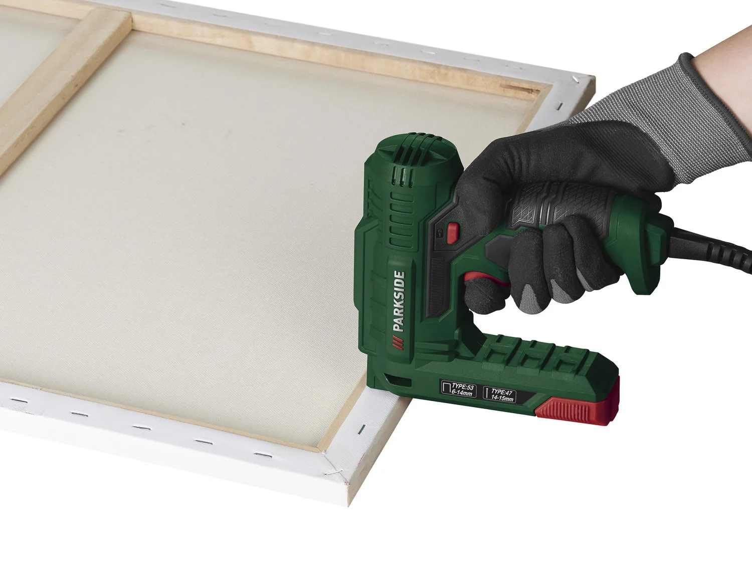 PARKSIDE® Hobby zszywacz elektryczny PHET 15, 70 W - automatyczny zszywacz elektryczny hobbystyczny - zszywacz - nowoczesny - zielony