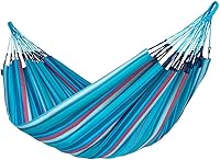 Vista 44 de LA SIESTA Brisa Hamaca clásica, hecha a mano, resistente a la intemperie, resistente a roturas, hamaca para relajación interior y exterior