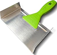 Buddy Tools D-Wing 7.5" Stainless Steel Drywall Corner Trowel - Bi-Directional Polymer Grip for Smooth Inside Corners