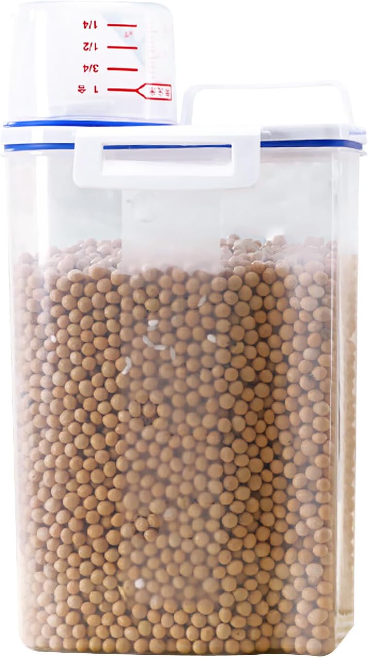 Koeydxst Rice Cereal Container Storage - Airtight Dry Food Rice ...