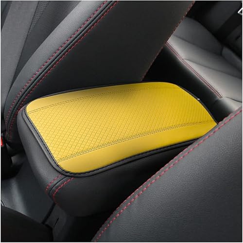 Moly Magnolia Almohadilla de cuero sintético para consola central de automóvil, funda de asiento de reposabrazos de automóvil, impermeable,
