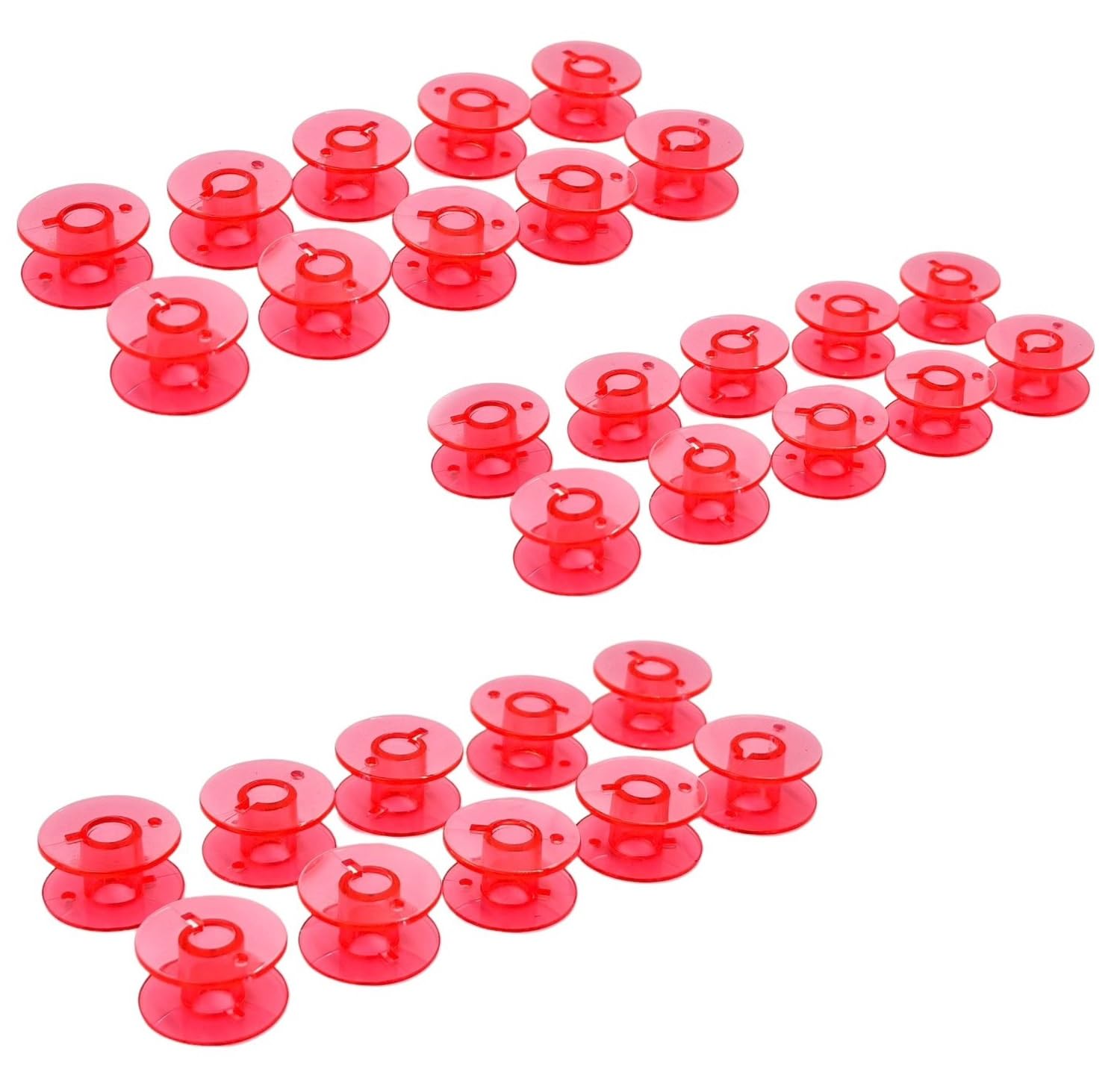 Zenith Pink+Black (10+10) Imported Plastic Bobbins for All Domestic Automatic and Manual Sewing Machines.Suitable for Models Like Singer, Usha Janome, Brother, Rajesh. — Amazon image 30