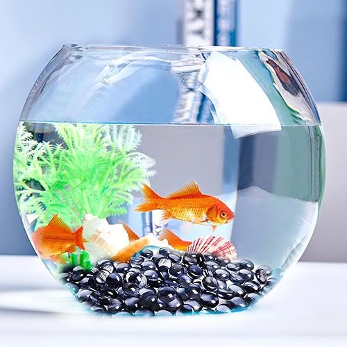 Miniatura 3 de Gemas de cristal gris claro púrpura con cuentas planas de canicas de 1 libra para rellenos de jarrones, piedras de mosaicos de manualidades,