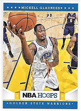 Mickell Gladness 2012-13 NBA Hoops Golden State Warriors Rookie Card #262