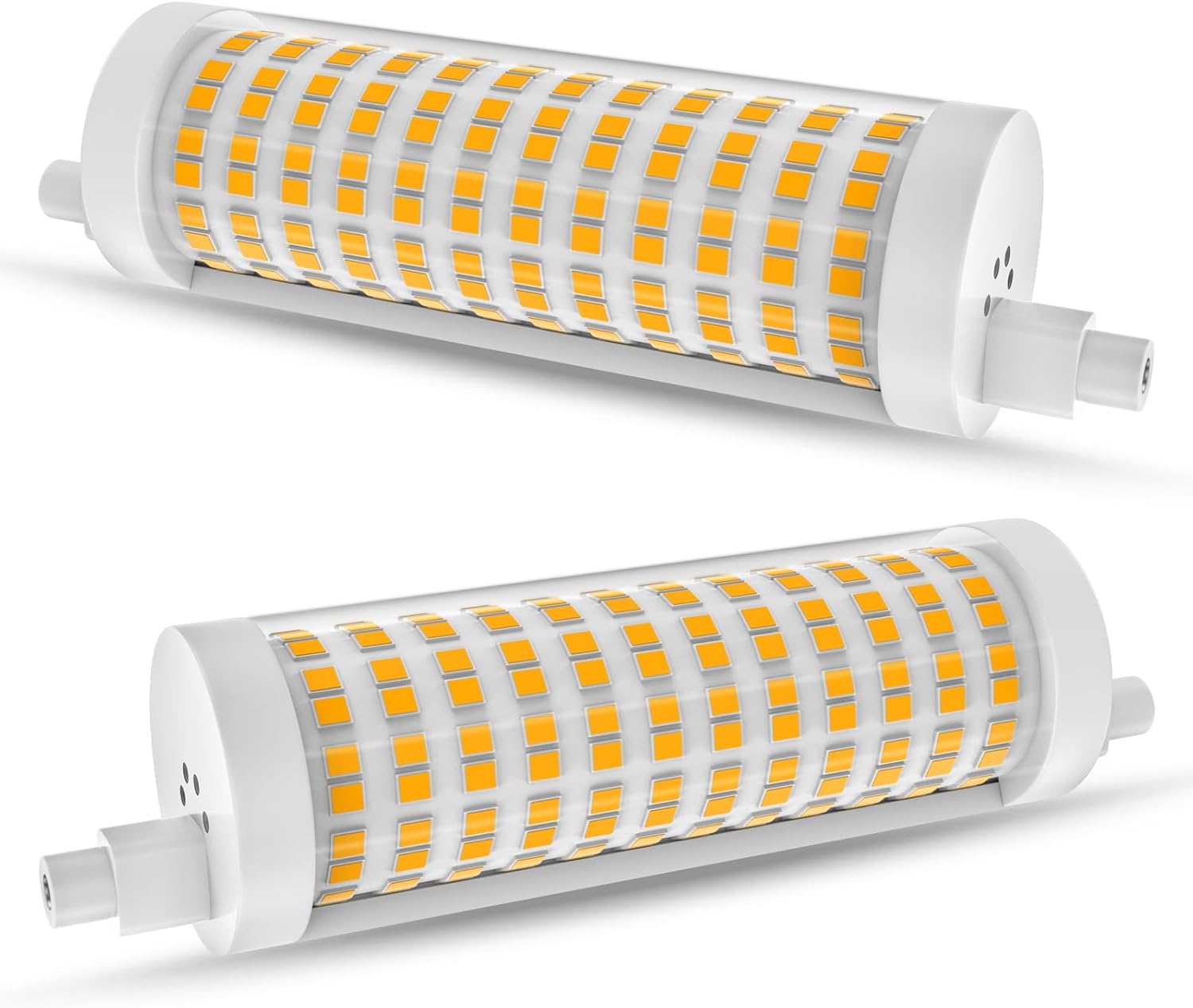 R7S LED Bulb 118mm Dimmable J Type Double Ended Floodlight 200W T3 Halogen Bulb Replacement for Work,Security,Landscape Lights,Floor Lamps,120V 20W 2000 Lumen,Warm White 3000K,Pack of 2