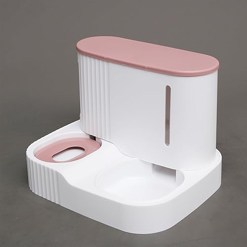 Miniatura 6 de Comedero automático para gatos, con temporizador automático por gravedad, contenedor de alimentos secos para mascotas, cuenco y dispensador de agua