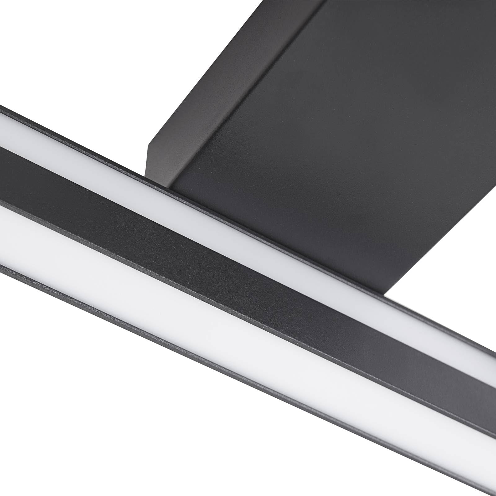 Lucande LED Deckenlampe dimmbar 30 cm, RGB Backlight wechselbare Lichtfarbe (2700-6500K) Fernbedienung App Steuerung Wohnzimmerlampe Smart Home