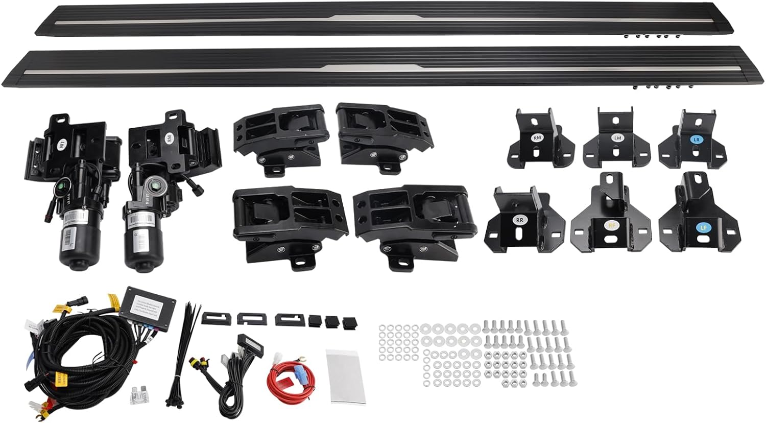 Artudatech Electric Power Running Boards with LED Lights for Ford Ranger T7/T8 (2020–2022)