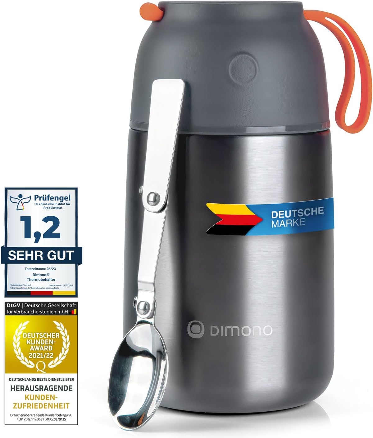 LOGEEYAR Thermobehälter für Essen 500ml & 700ml Edelstahl