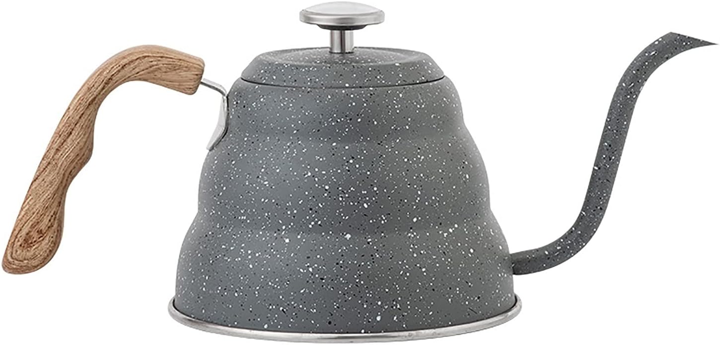 セール価格 Wxl 500mlcoffee釜からコーヒーのティーポットのステンレス鋼304塗られたヨーロッパスタイルのグースネックのやかん耐熱コーヒーポット Color As Picture