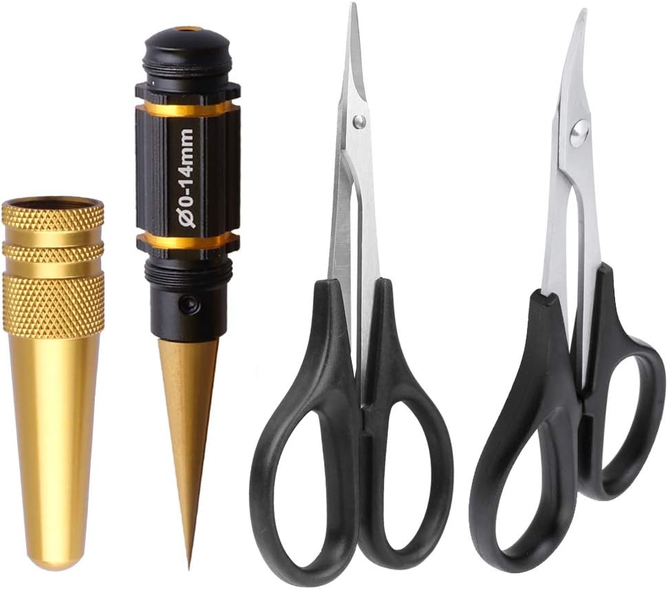 Amazon.com: HobbyPark RC Body Reamer (Titanium) & Curved Scissors and ...