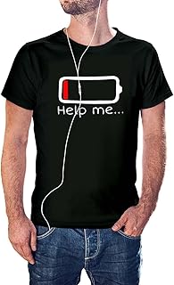 تيشرت برقبة دائرية واكمام قصيرة للرجال