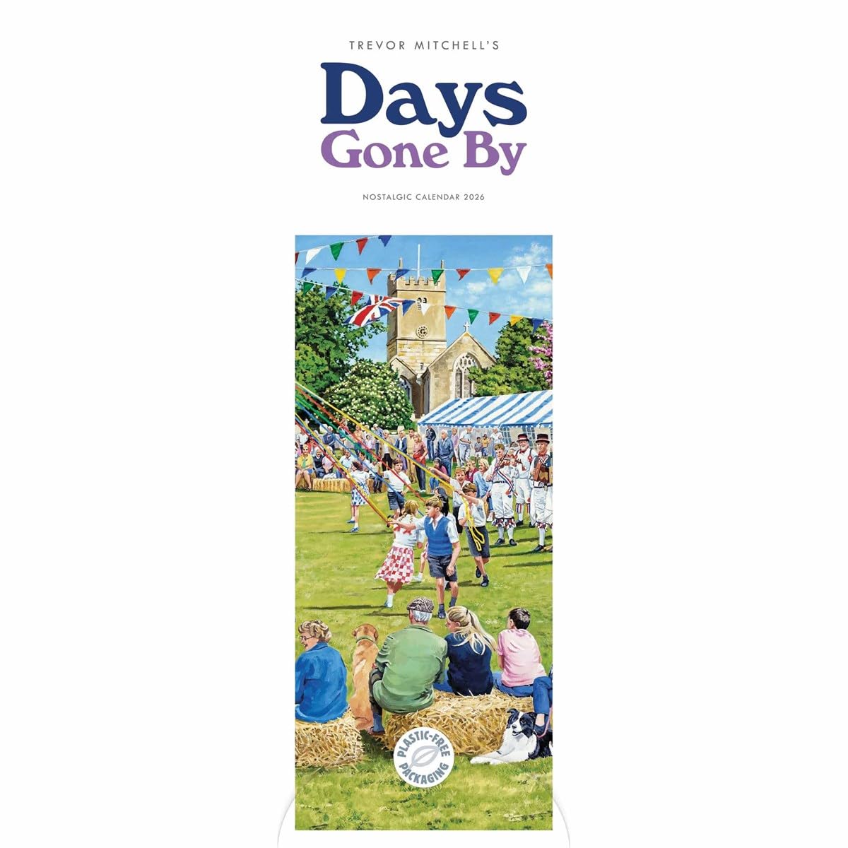 Calendario De Pared Golden Days 2026 A4 - Arte Rústico De Trevor Mitchell