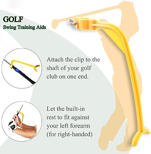 Miniatura 5 de hicocool Ayudas de entrenamiento de swing de golf de 3 piezas