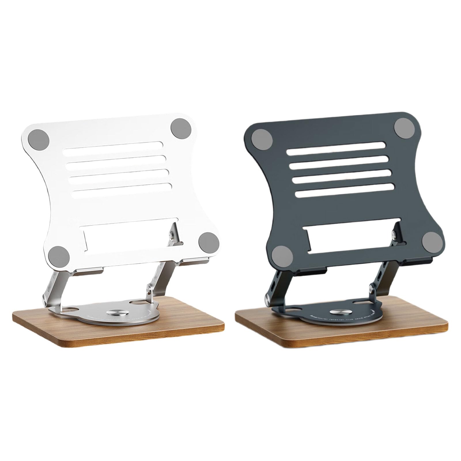 Soporte ergonómico portátil para computadora con diseño giratorio de 360 grados y altura para una mejor refrigeración del soporte de computadora