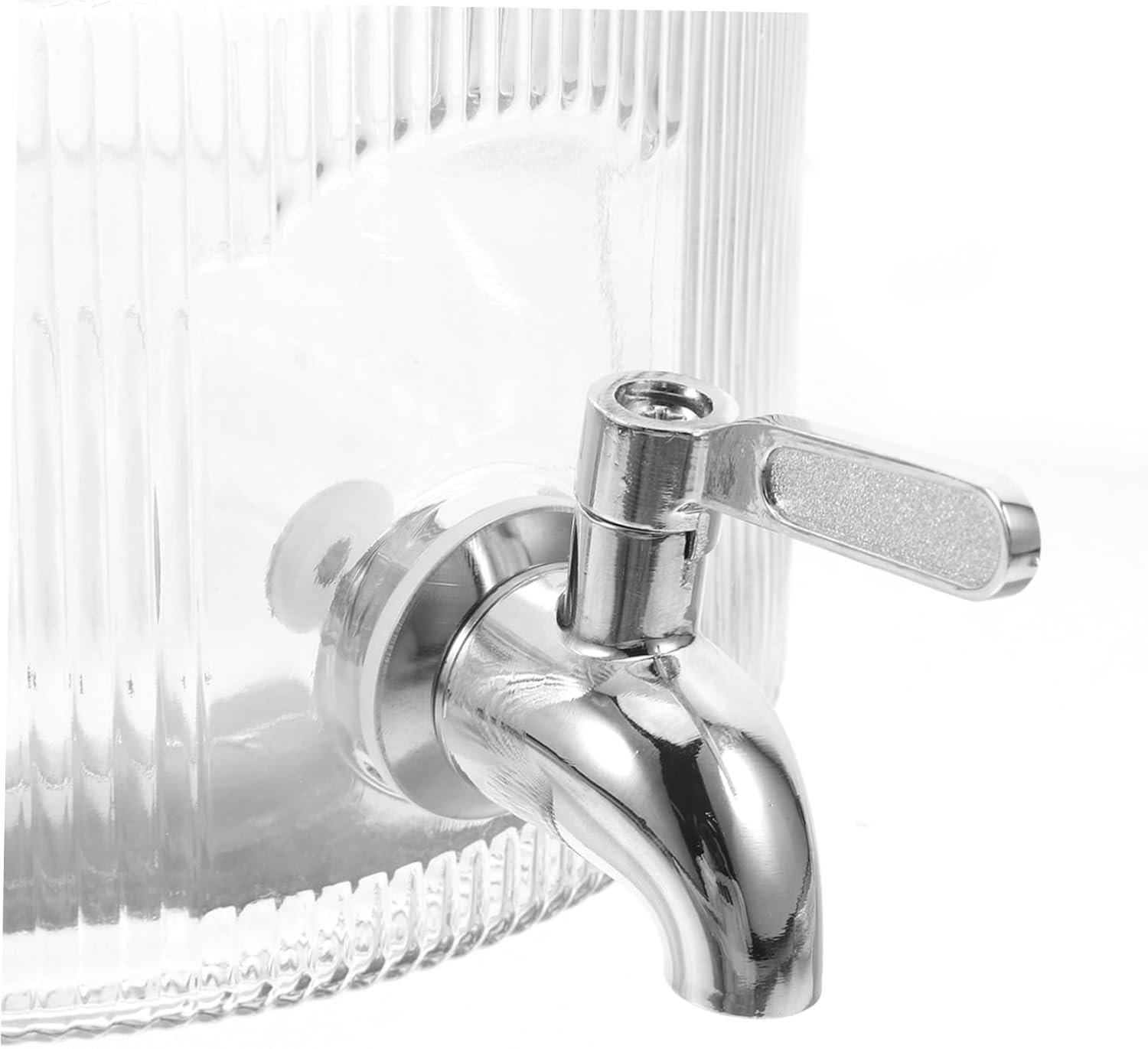 Garneck Beverage Dispenser Fridge Glass Water Dispenser Iced Pitcher Tap Drink Dispenser