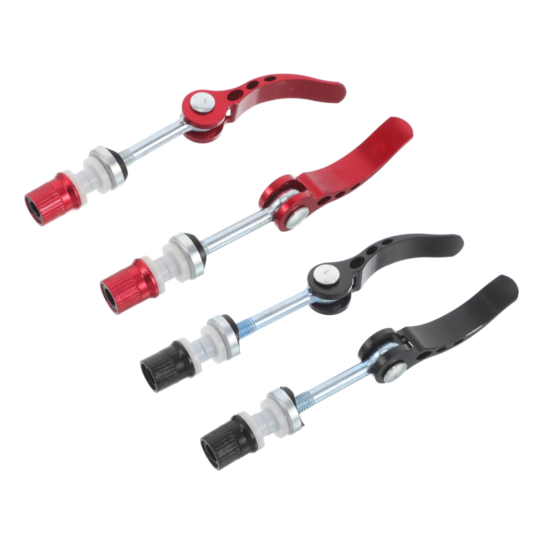 POPETPOP Bike Seatpost Quick Release Clamp 4 Pack Aluminum Alloy for Saddle Tube Bike Seatpost Lock