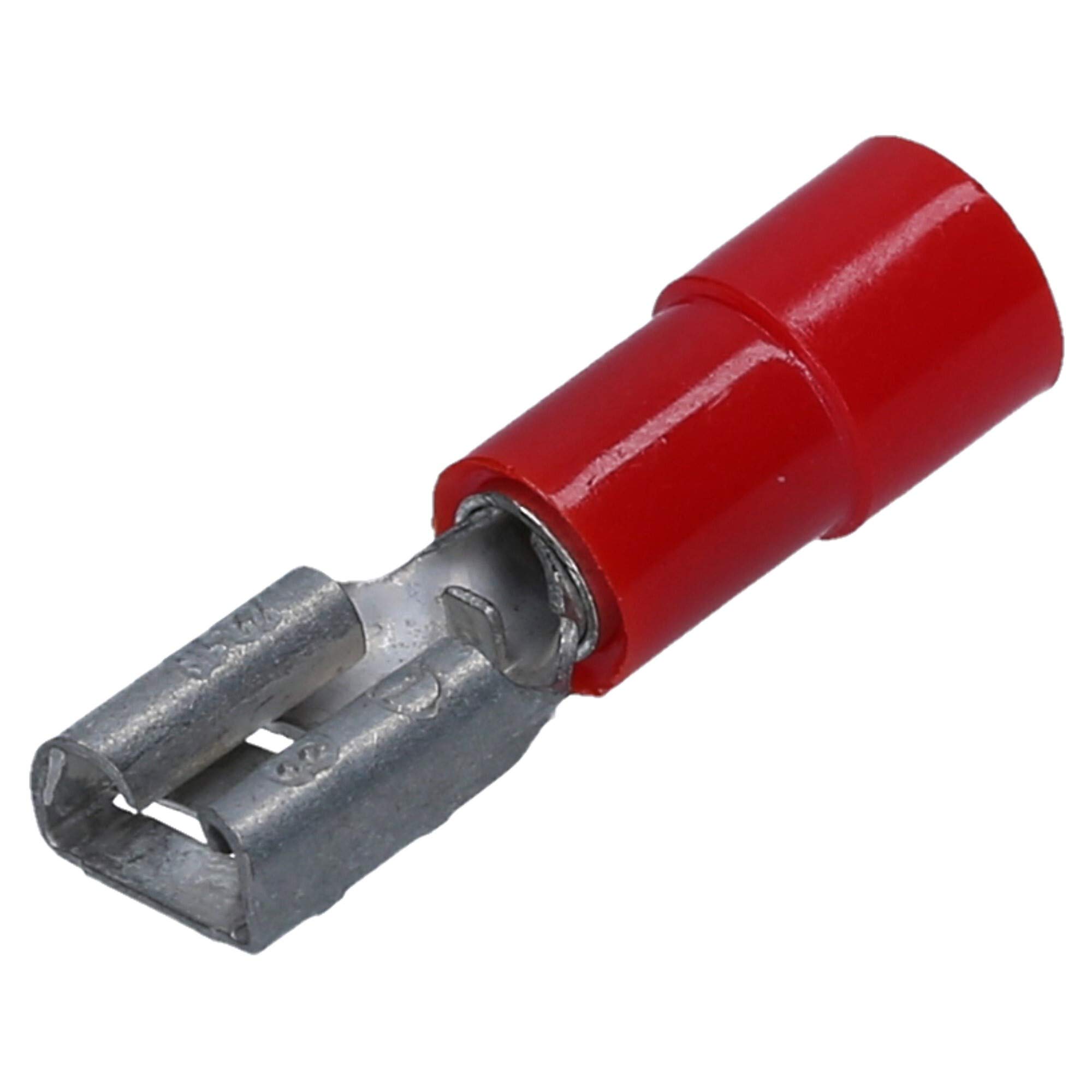 Kalitec 340 Pezzi Connettori Piatti e Prese Faston Isolate 0,25-6 mm² | Set di capicorda in rame e PVC per cablaggio veicoli e officina, kit assortimento connettori elettrici in scatola robusta