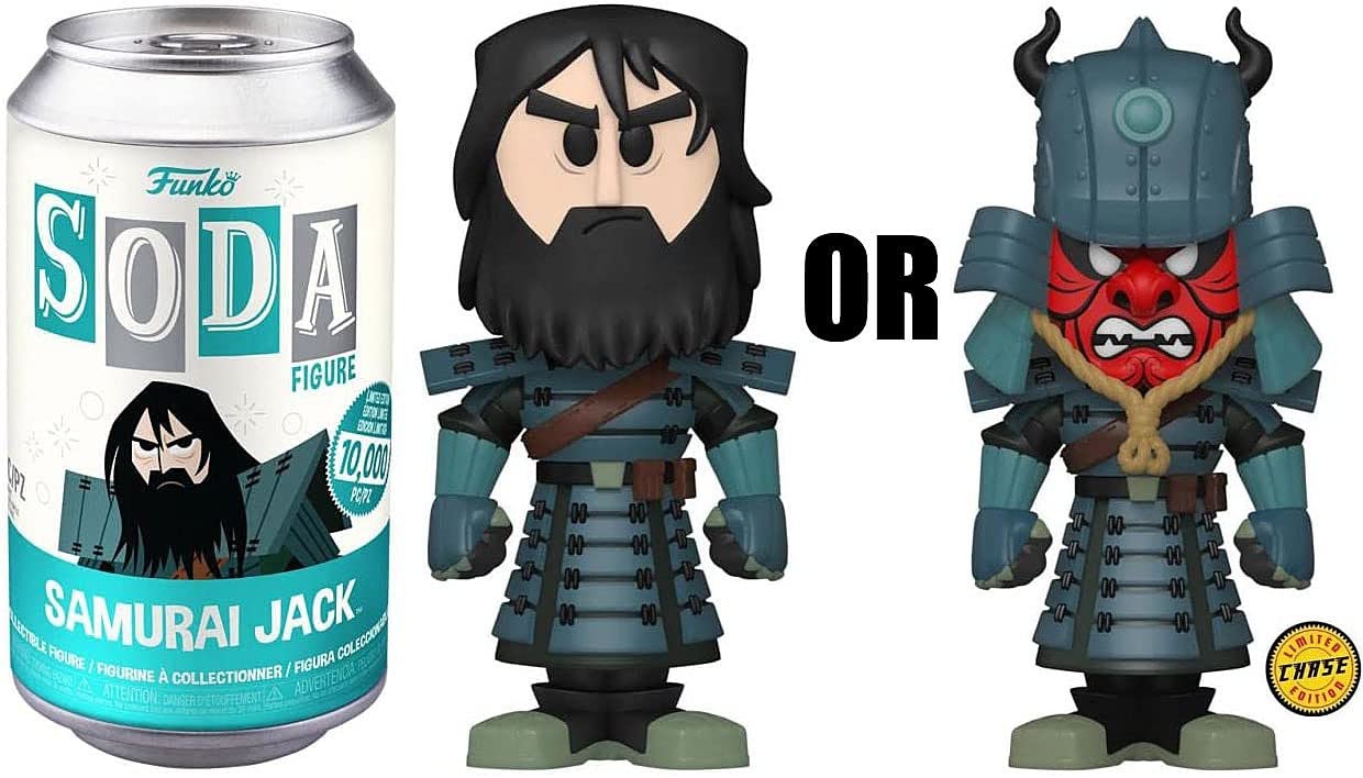 Amazon.com: FUNKO VINYL SODA: Samurai Jack - Armored Jack (Styles