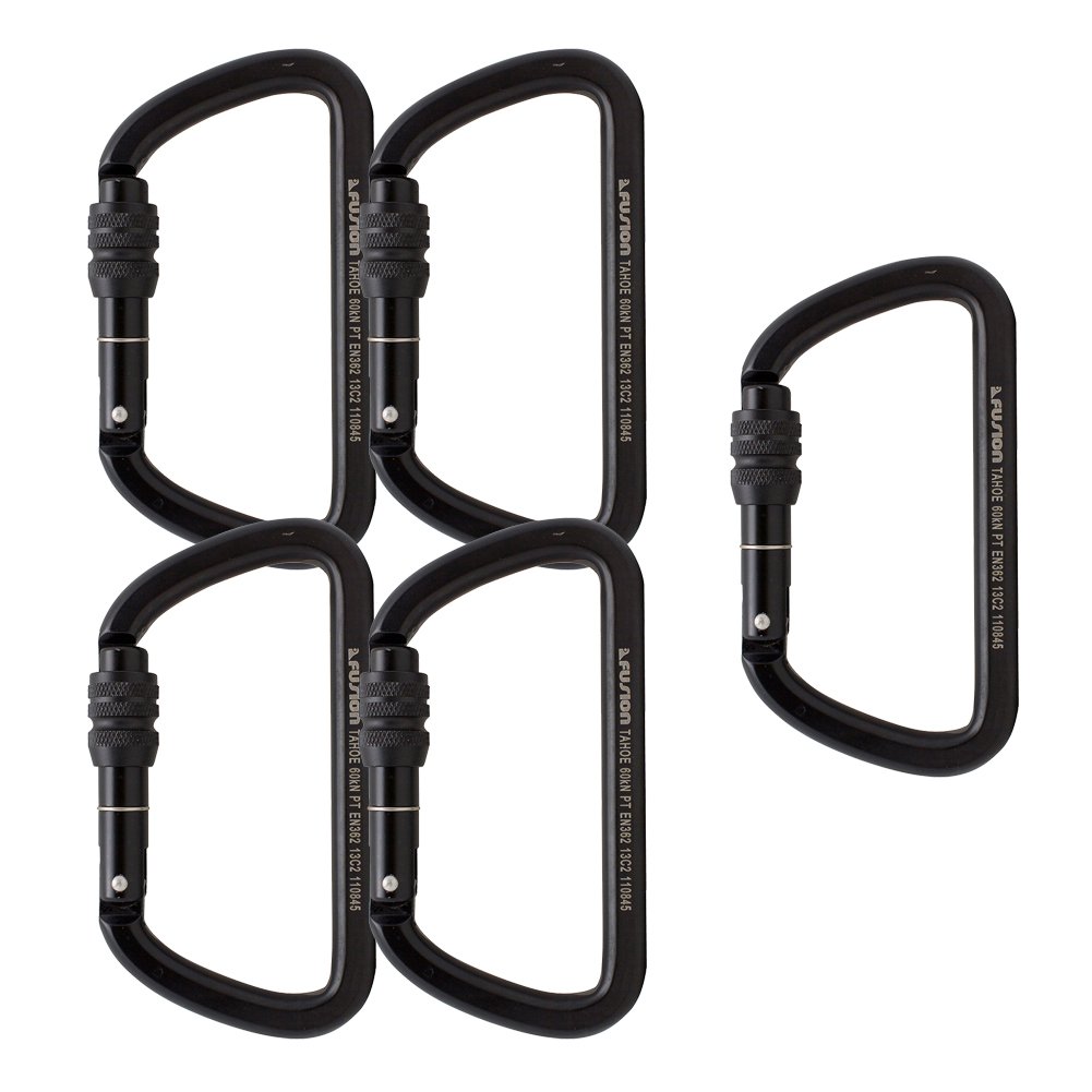 Lot de 4 M6/0.24 Maillon Rapide en Acier Inoxydable, Mousqueton INOX à