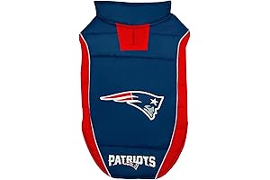 Warm and Cozy NFL New England Patriots Dog Vest