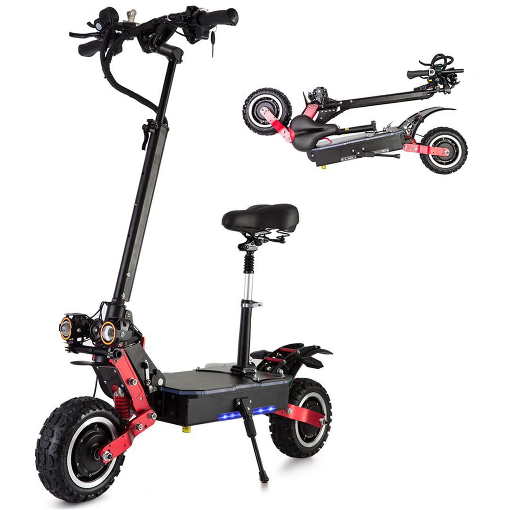 Buy YXZD Off Road Electric Scooter Adult, 2800W Dual Motor Fast Speed