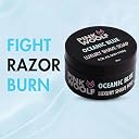 Pink Woolf Oceanic Blue Wet Shaving Kit for Men | Shaving Soap 50g & Premium Shaving Brush | Rich Creamy Lather, Smooth Razor Glide, Aloe Vera & Shea Butter | Traditional Wet Shave Grooming Kit (Pack of 2) gallery image