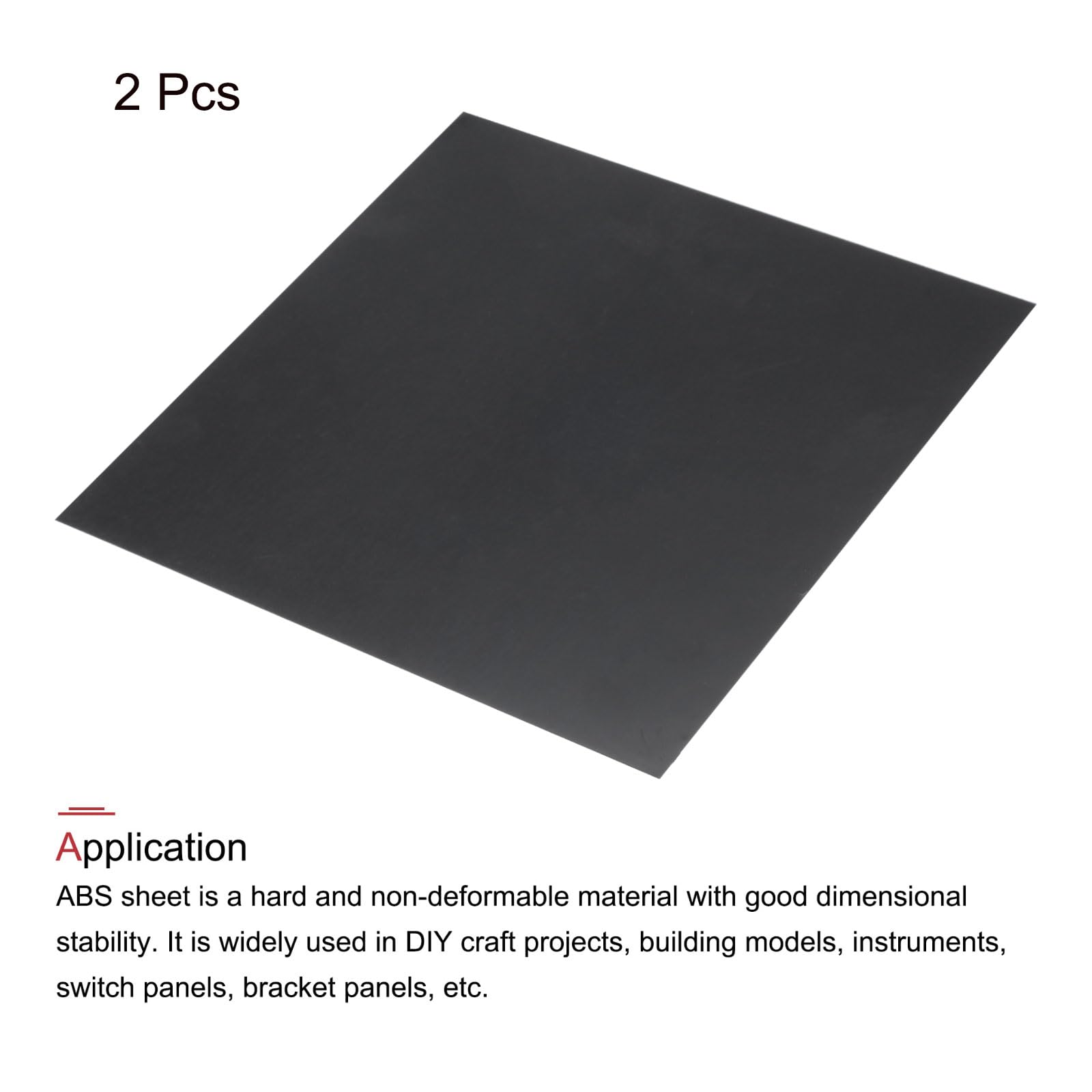 ABS Plastic Sheets - 2 Pack for Models & Crafts -3