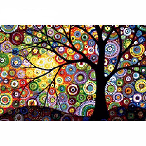 5D DIY Diamond Painting Tree Diamond Painting Cross Stitch Colorful Dream Tree Diamond Drill Rhinestone Home Decoration