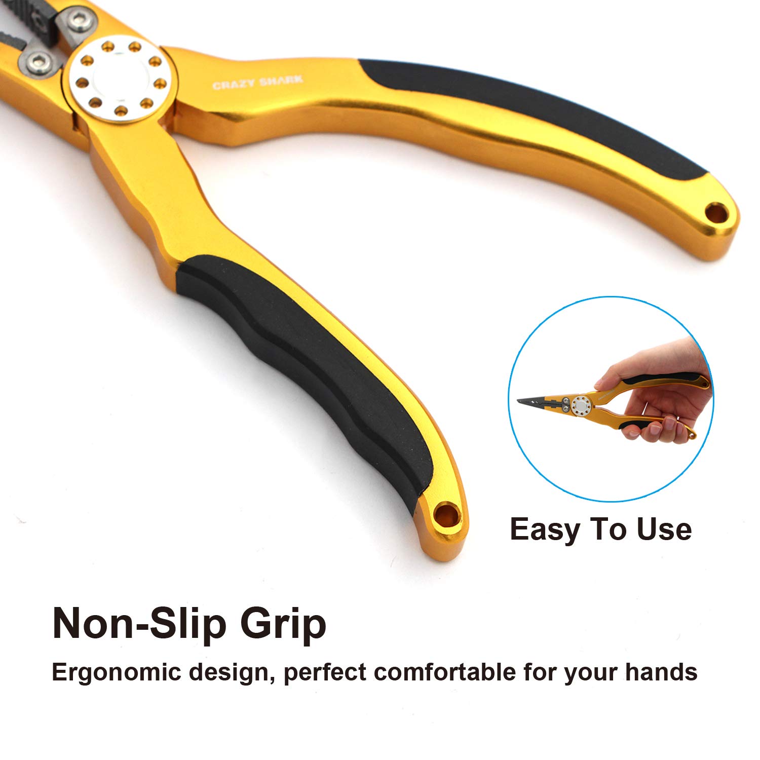 Professional 4.5 Shark Mini Fly Fishing Pliers Aluminum Tools with Professional 4.5 Shark Mini Fly Fishing Pliers Aluminum Tools with