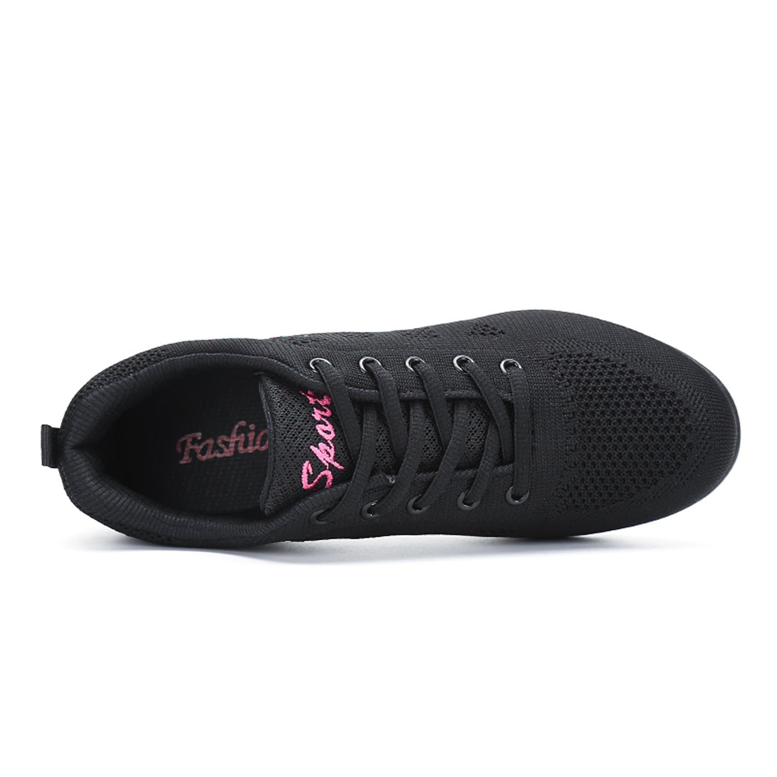 Donne Femminile Donne Scarpe Jazz Suola Divisa Scarpe da ballo Lacci Sneakers Scarpe Sportive Piattaforma Scarpe Fitness Yoga