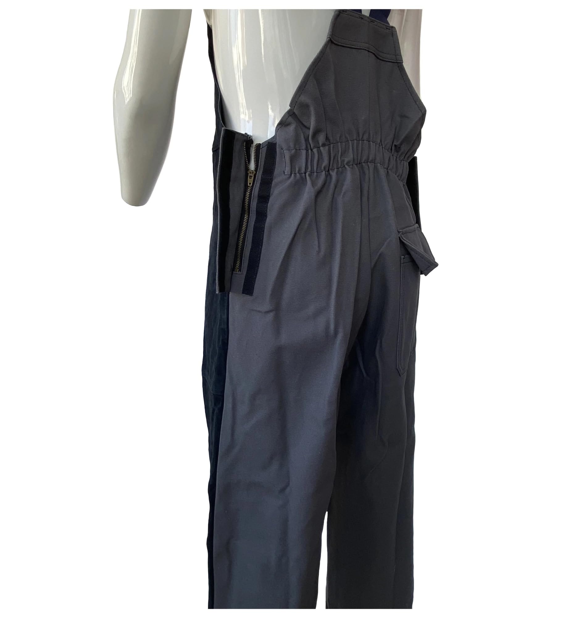 Pantalones de Trabajo Hombre Pantalones de Soldador Cuero Vaca Sparks, Delantal algodón, Ropa ignífuga