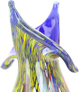 ミルフィオリ ムラーノ島の伝統ガラス　そのままお飾り、花瓶にも Amazon.co.jp: GlassOfVenice ムラーノガラス ミルフィオリ 咲く