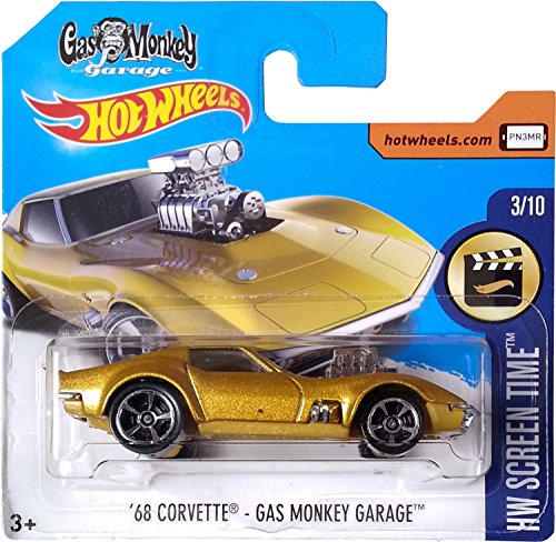 Hot Wheels '68 Corvette - Gas Monkey Garage HW Screen Time 3/10 (Short Card)