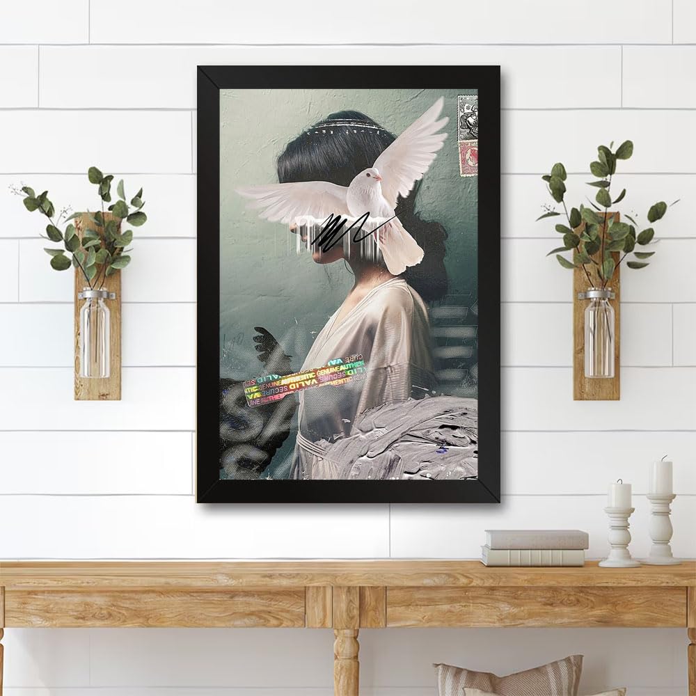 GADGETS WRAP Printed Photo Frame Matte Painting for Home Office Studio Living Room Decoration (11x14inch Black Framed) - Say Yes