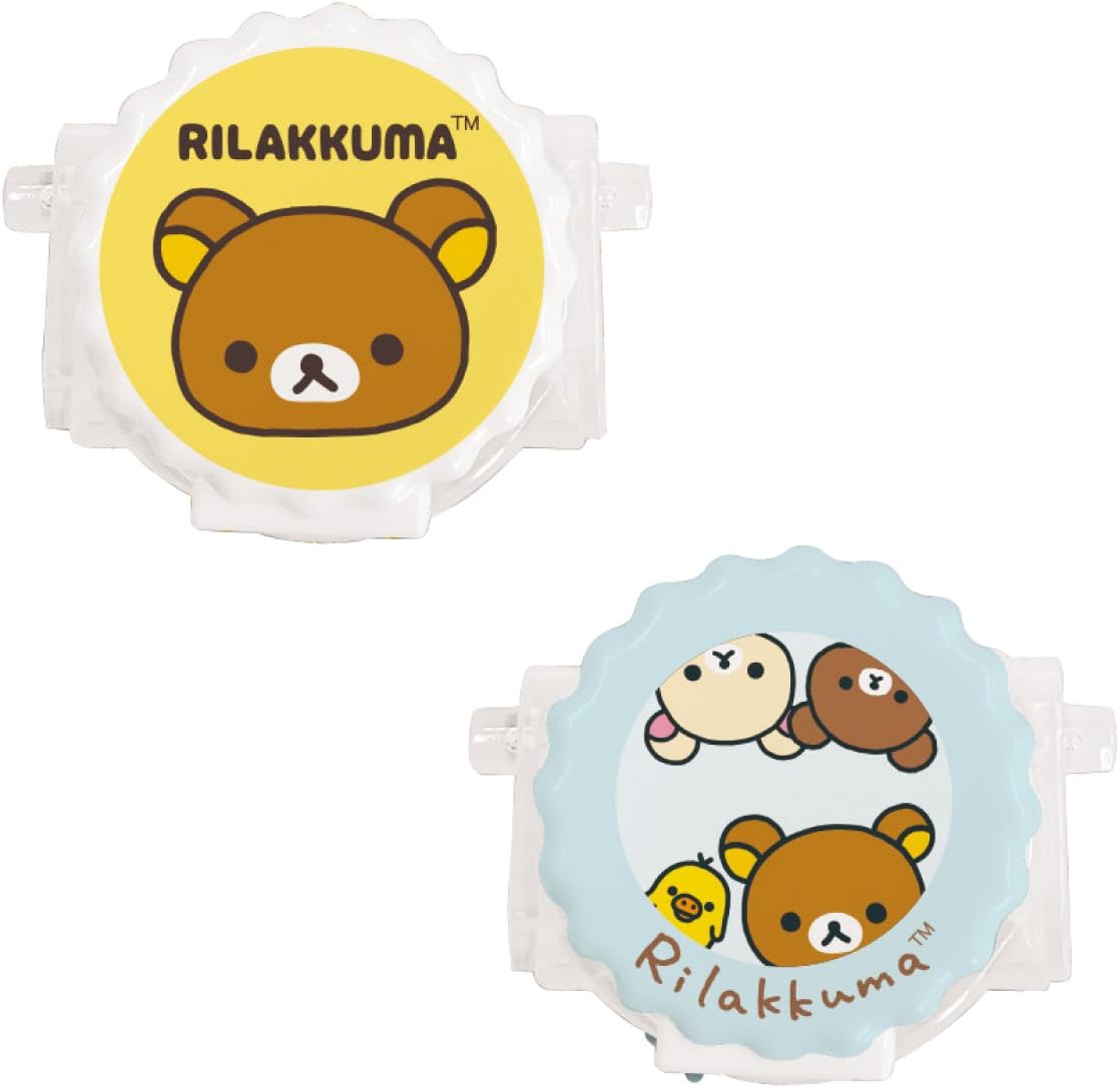 サンエックス リラックマ 名札 まーるい開かずピンちゃん AY26801