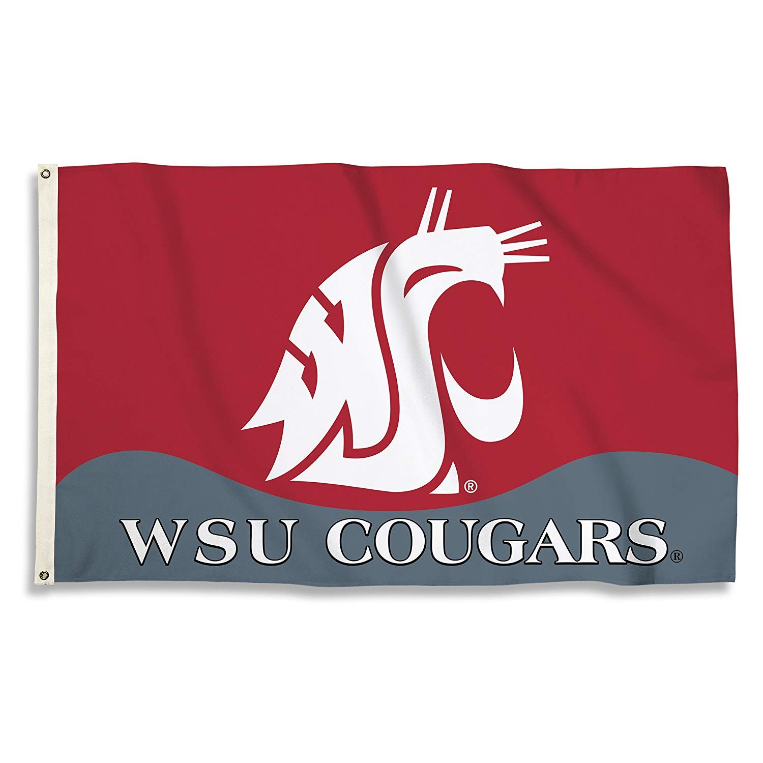 NCAA Washington State Cougars 3-by-5 Foot Flag with Grommets