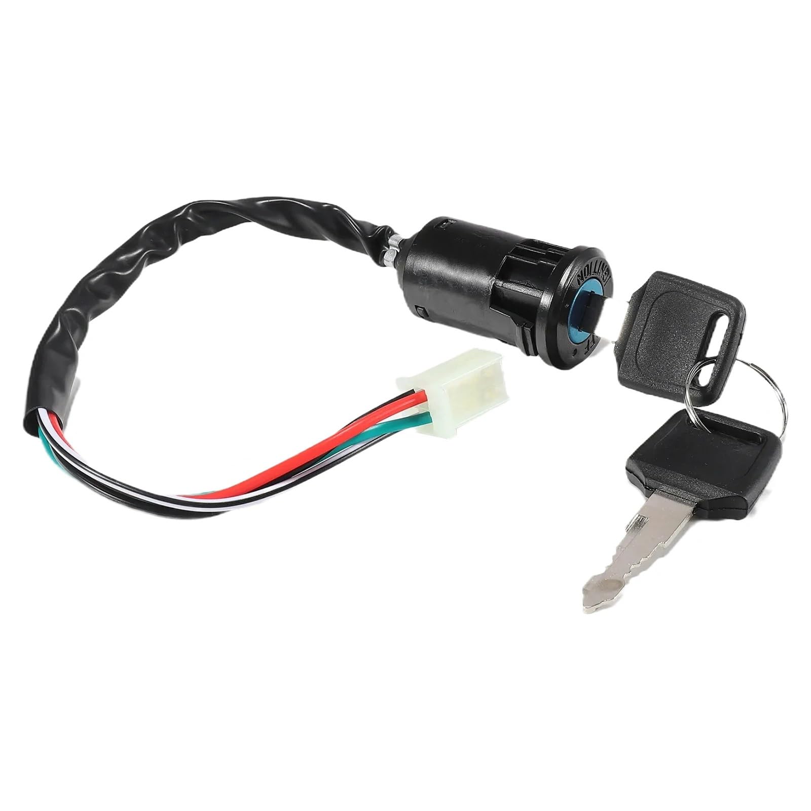 Zestaw Zamaków Wyłącznika Pasuje do quad motor terenowy do włączania/wyłączania ATV plastikowe uniwersalne części zamienne wyłącznik zapłonu motocykla + klucze