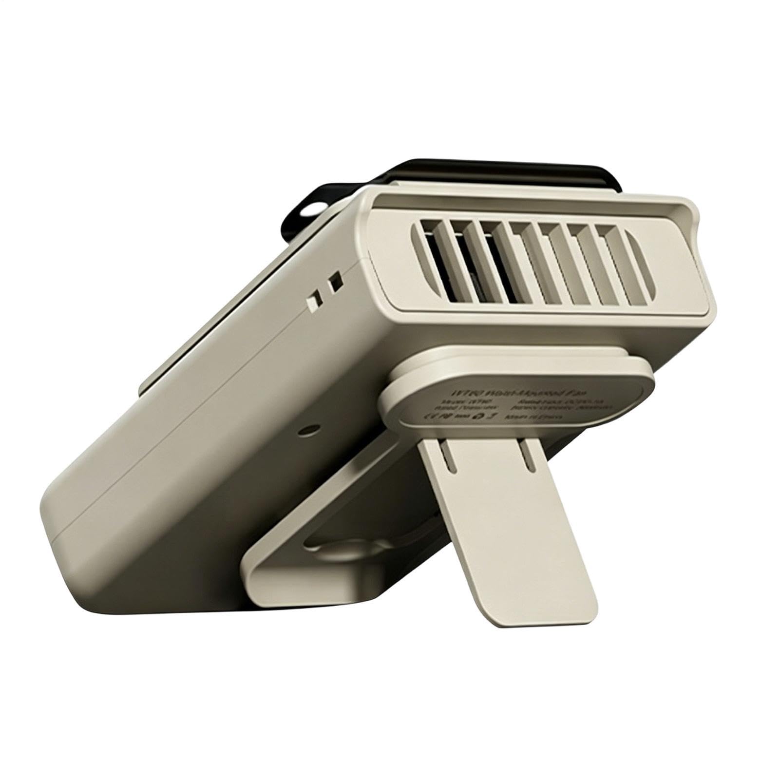 Ventola a clip per vita 199 velocità ricaricabile ventilatore da viaggio | Con Luce LED Ventilatore Alimentato a Batteria Per vita, cintura, camicia, scrivania da ufficio, , campeggio, all'aperto,