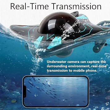 GoolRC RC Boats with Camera for Adults, 6CH Remote Control Boat for Pools & Lakes, App Wireless Control Waterproof RC Camera Boat