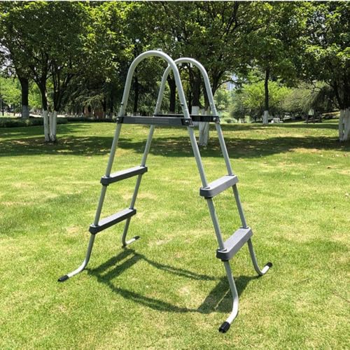 Escalera para piscina elevada, doble cara, 84.17 cm miniatura 1