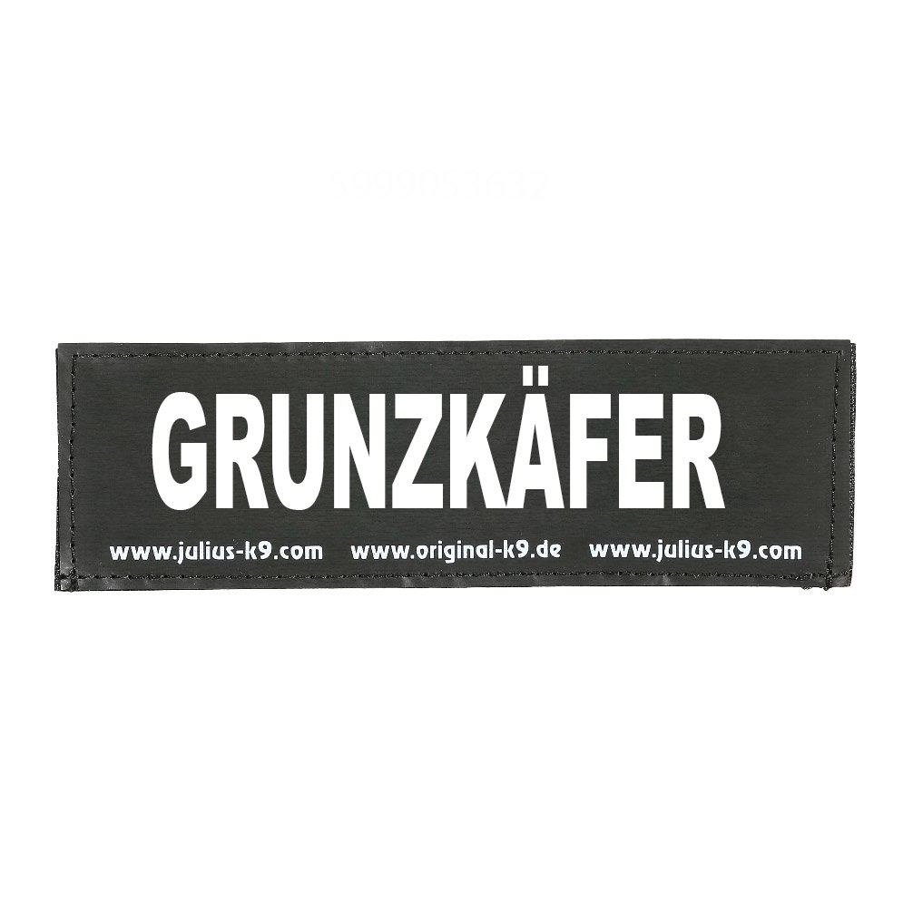 Julius-K9 Original Interchangeable Patch, Large, Black, Grunzkäfer — image 1