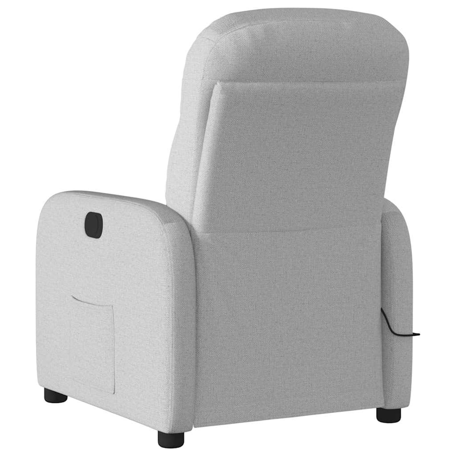 Homgoday Poltrona Reclinabile Massaggio Elettrica Grigio Nuvola Tessuto, Poltrona Massaggiante, Poltrona Reclinabile Relax Massaggiante, Sedia da Massaggio Intelligente Poltrona M-3302971