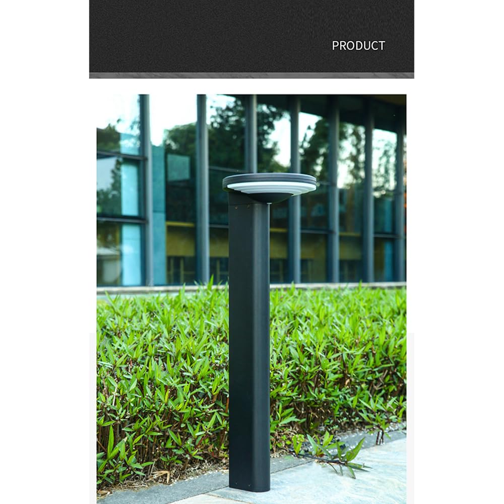 Lampada Solare da Giardino contemporanea, Impermeabile, per Ville, Giardini, Cortili, quartieri residenziali (Stile 19 B H60CM, 1 Pezzo)