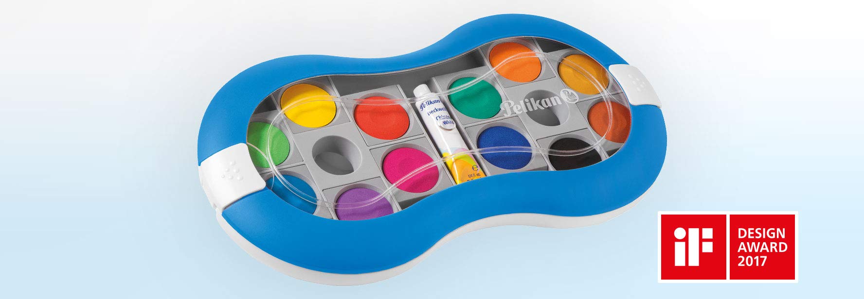 Pelikan 735 SP Space + Paints (Pack of 12 Deckfarbkasten blue