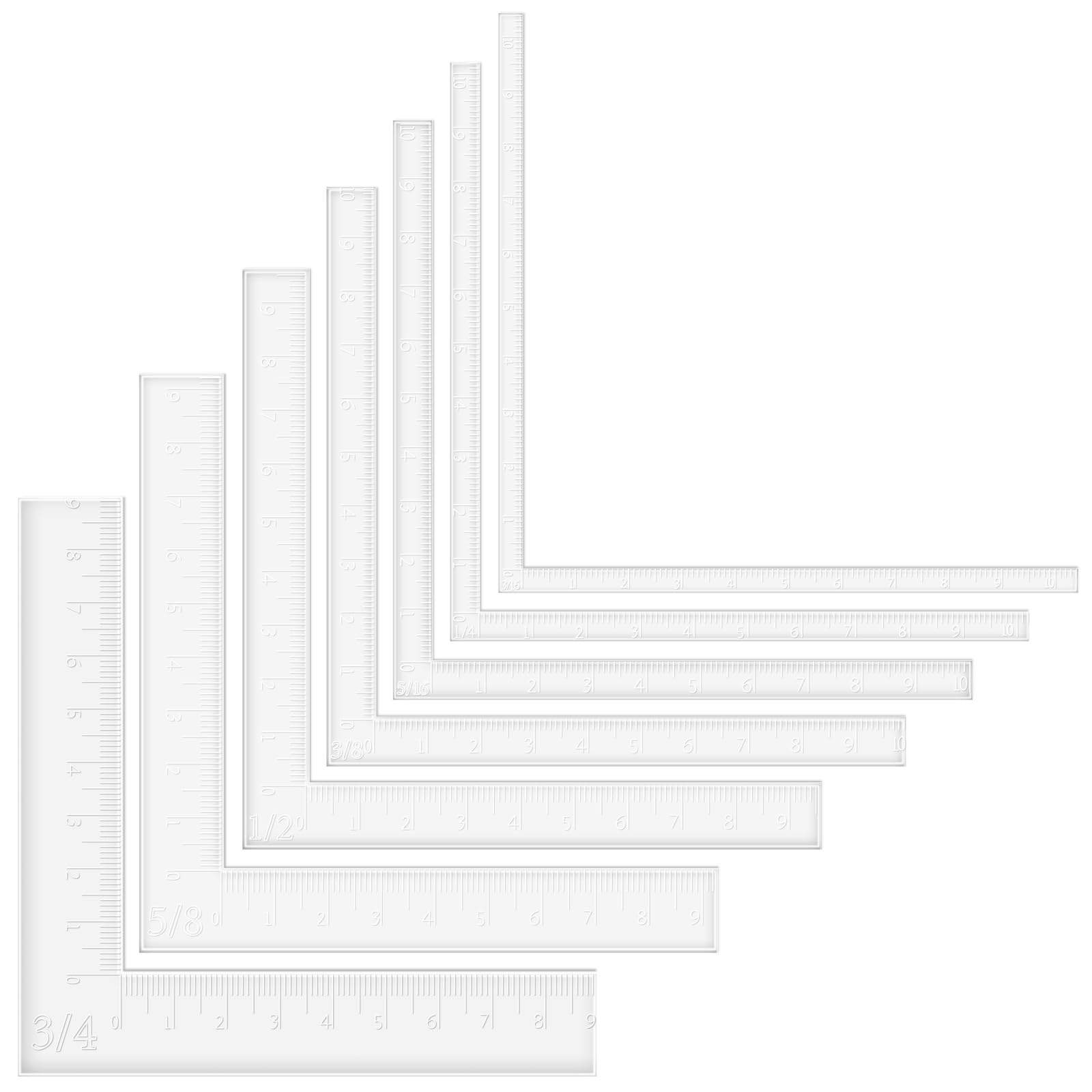 BAOFALI7 Pcs/Set Creative Positioning Pieces Card Corners Helpers Stamping Corners Paper Craft Supplies Scrapbooking Tools for Paper Craft Card Making and Scrapbooking Crafting Tool