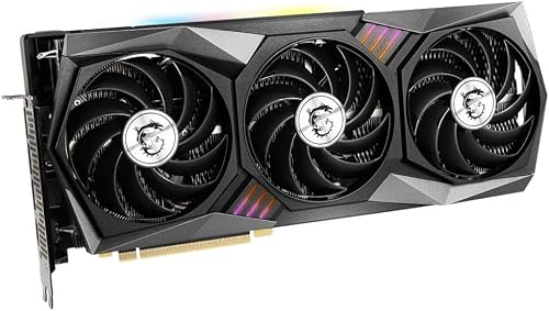 MSI GeForce RTX 3070 GAMING Z TRIO 8G LHR Gaming Graphics Card - 8GB GDDR6, 1845 MHz, PCI Express Gen 4, 256 bit, 3x DP v 1.4a, HDMI 2.1 (Supports 4K) - 3