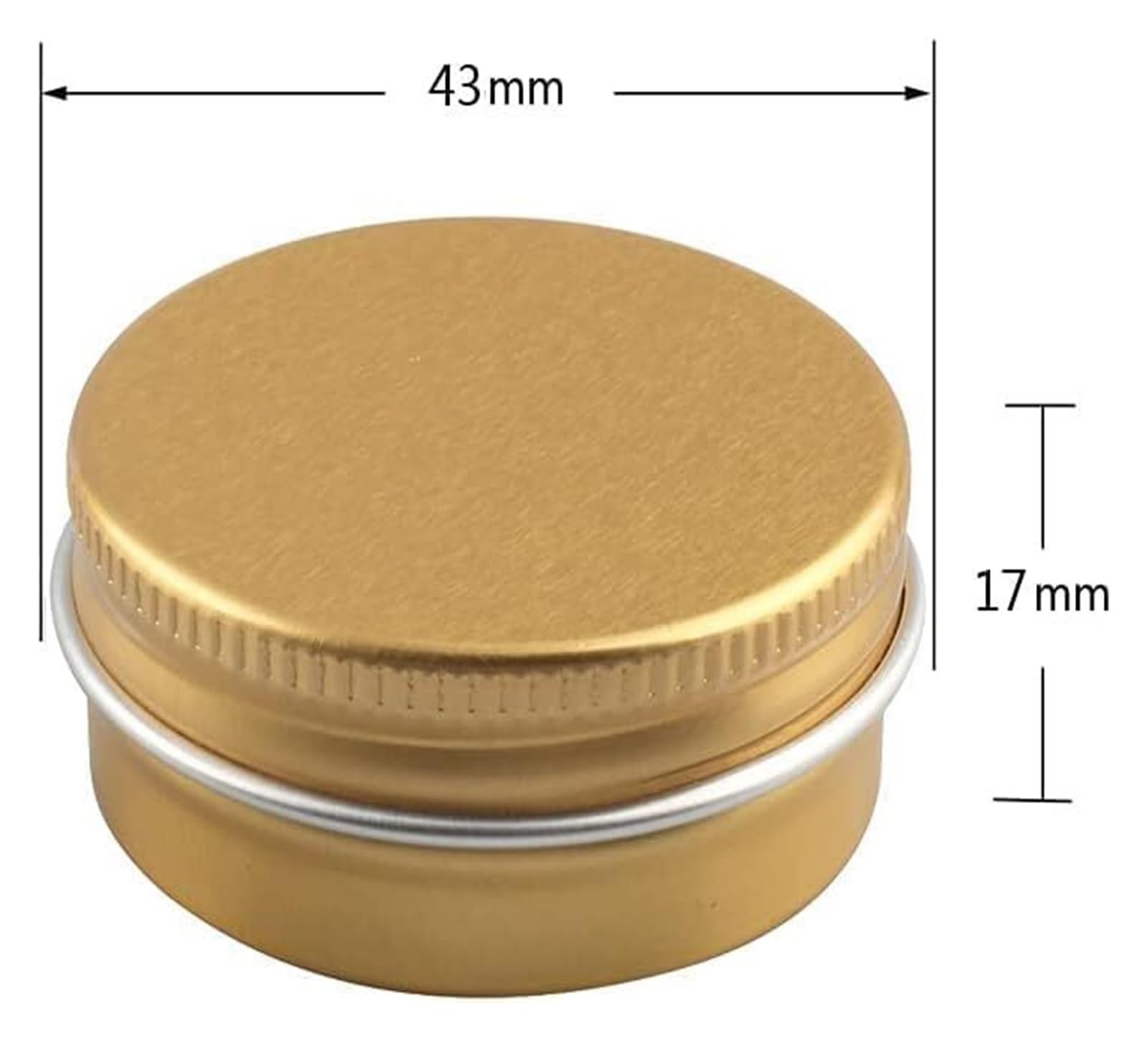 Plastikowe słoiczki kosmetyczne, 48 szt. 10 ml z zakrętkami Słoiki do przechowywania Pojemniki na kosmetyki 6 szpatułkami(White)
