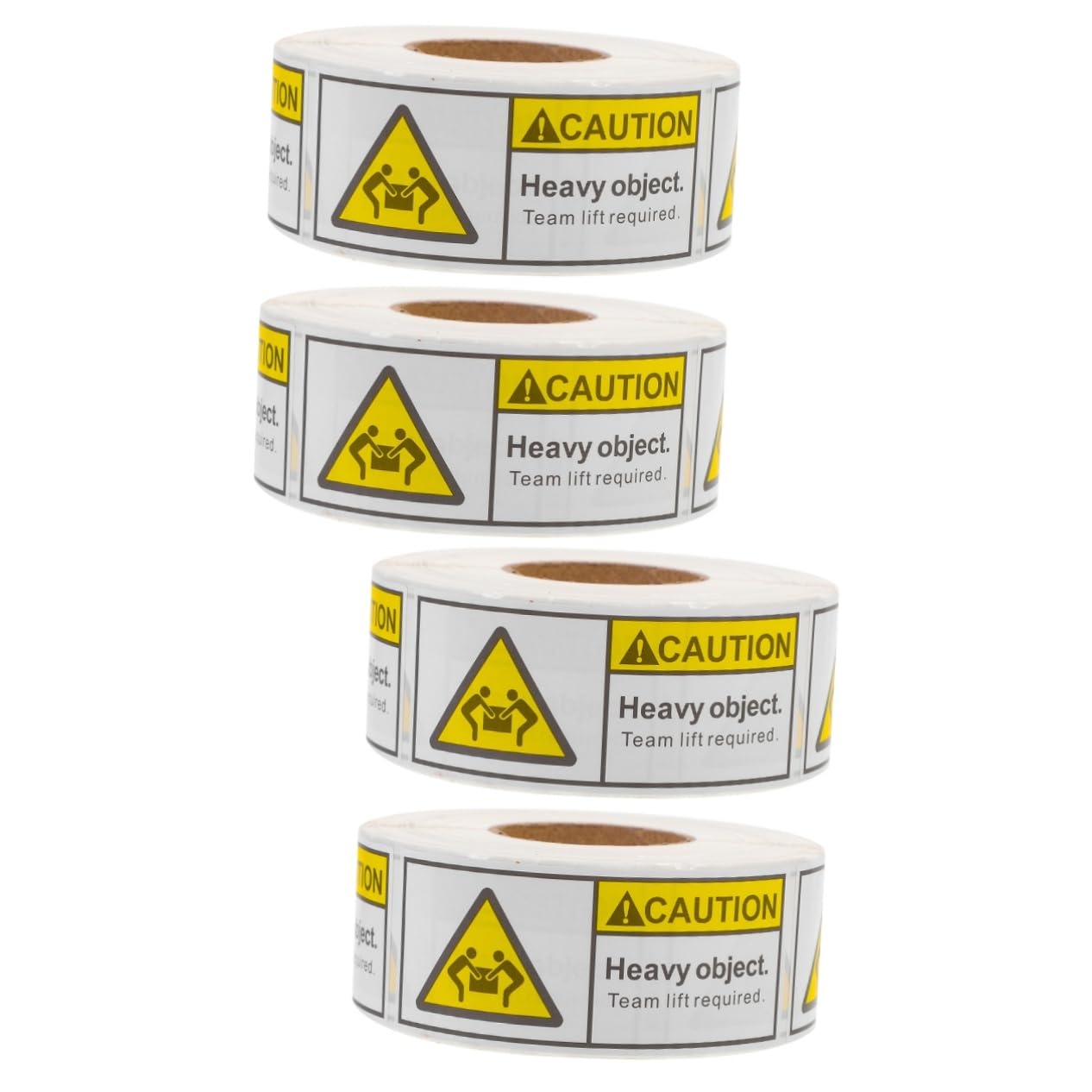 ULTECHNOVO 4rouleaux Autocollants Avertissement Poids Lourd De Étiquettes Pour Expédition Et Déménagement Autocollants Adhésifs Pour Gestion De Chargement Et Stockage Étiquettes Claires