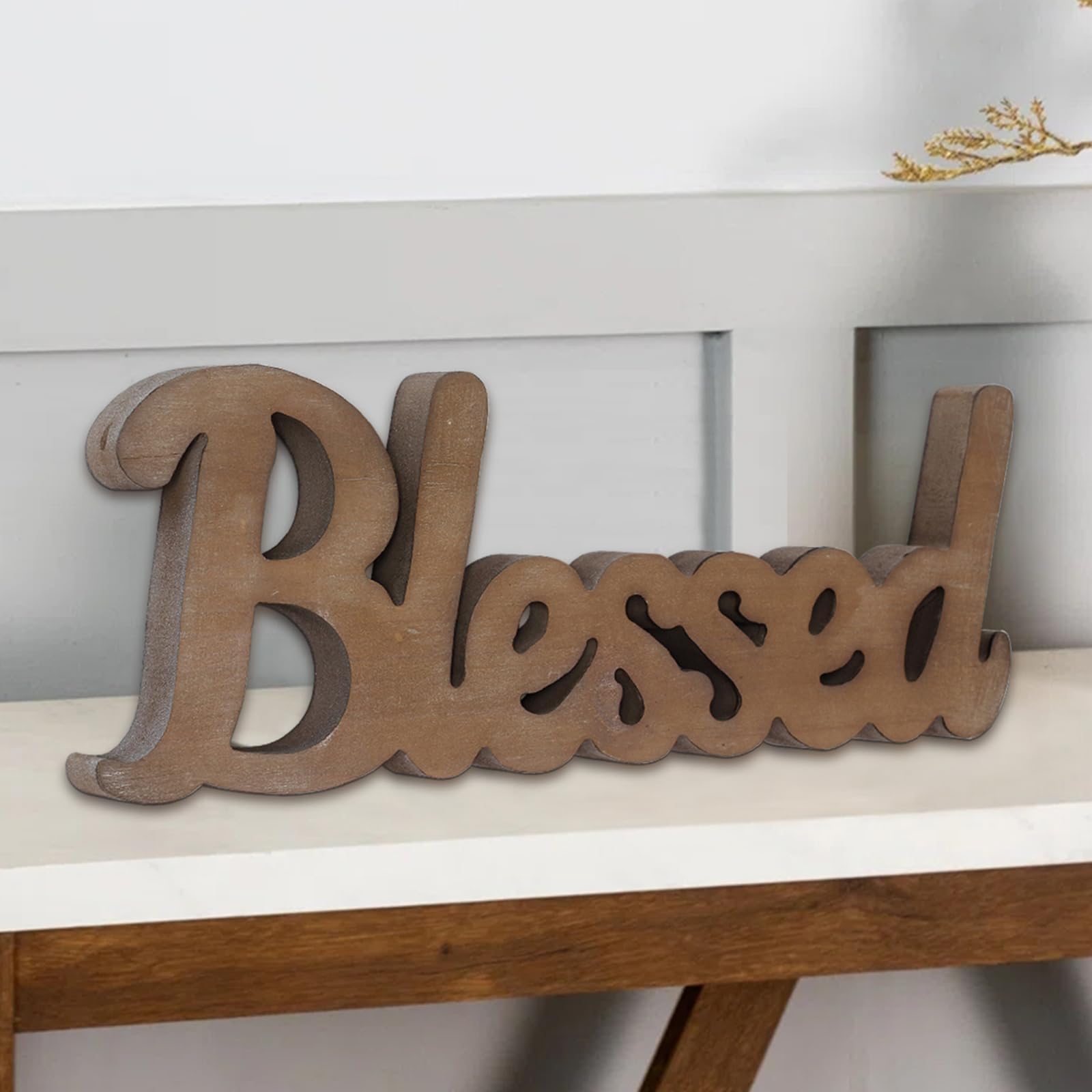 Amazon.com: Sintosin Farmhouse Blessed Signs for Home Decor 15